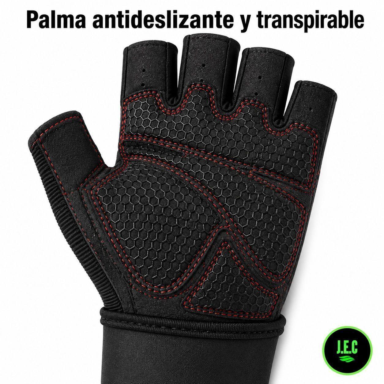 Guantes de Fitness con Soporte de Mu eca Resistentes y C modos-3
