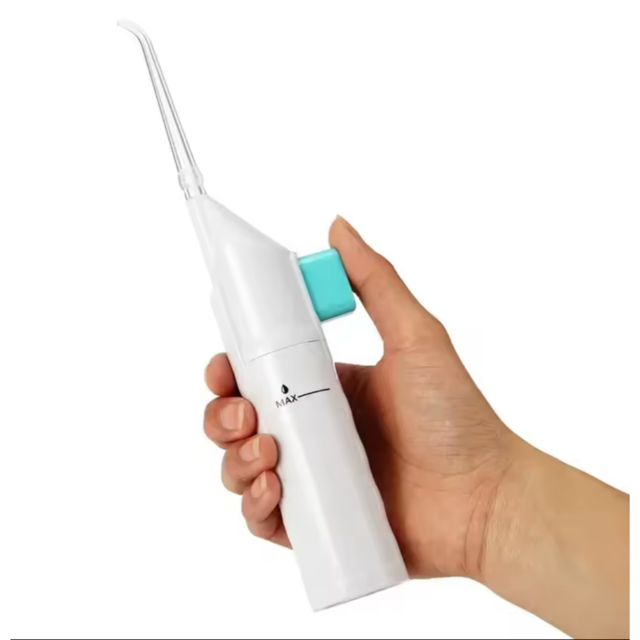 Irrigador Dental Limpiador Bucal Blanco, Presión Manual-3