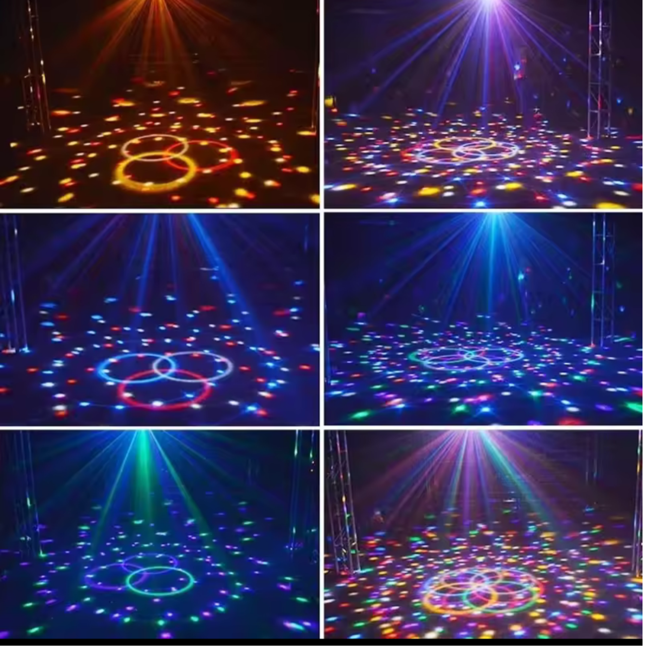Mini Bola De Cristal Mágica Espejada Luz Led Discoteca-3