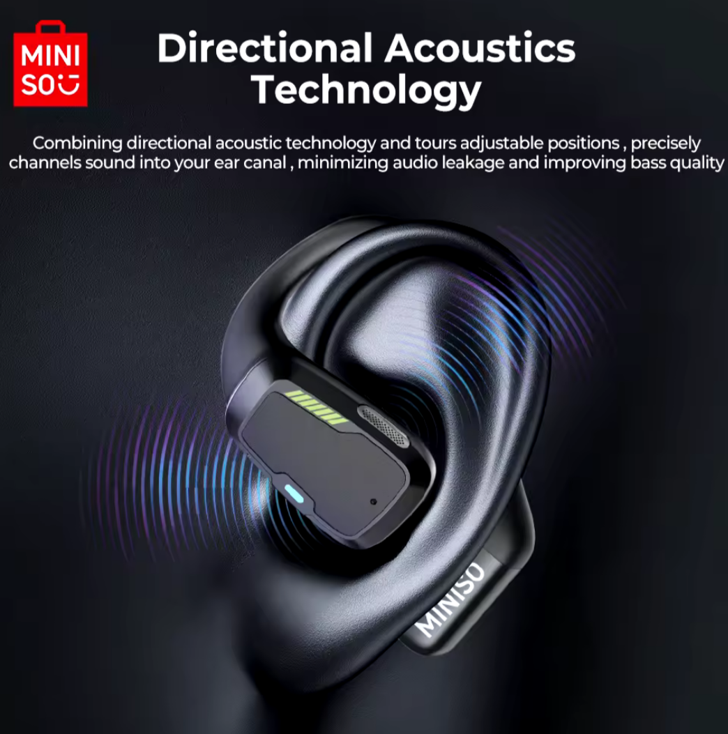 Audífono inalámbrico Miniso M98 Pantalla Táctil -4