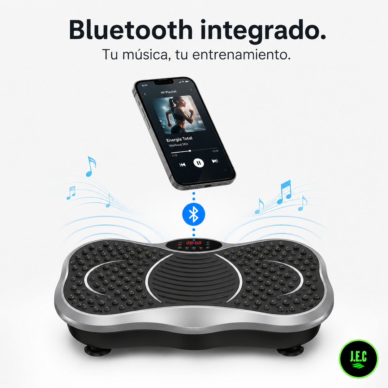 Plataforma Vibratoria 3 en 1 Bluetooth y Niveles Silenciosa-2