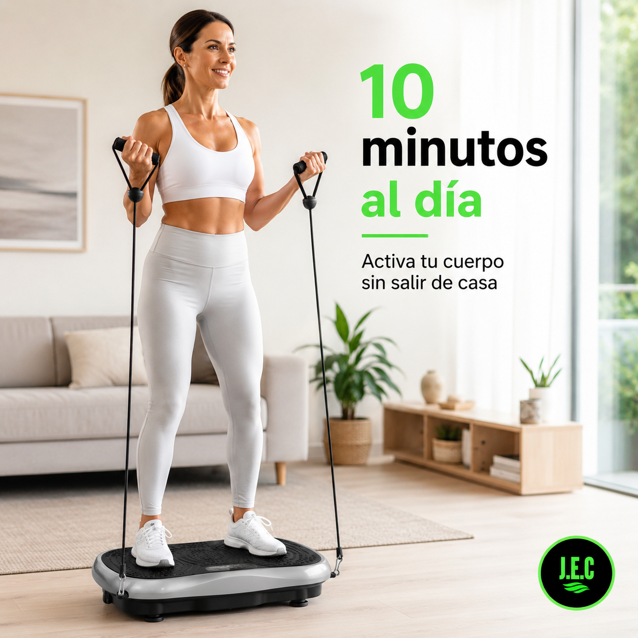Plataforma Vibratoria 3 en 1 Bluetooth y Niveles Silenciosa-4