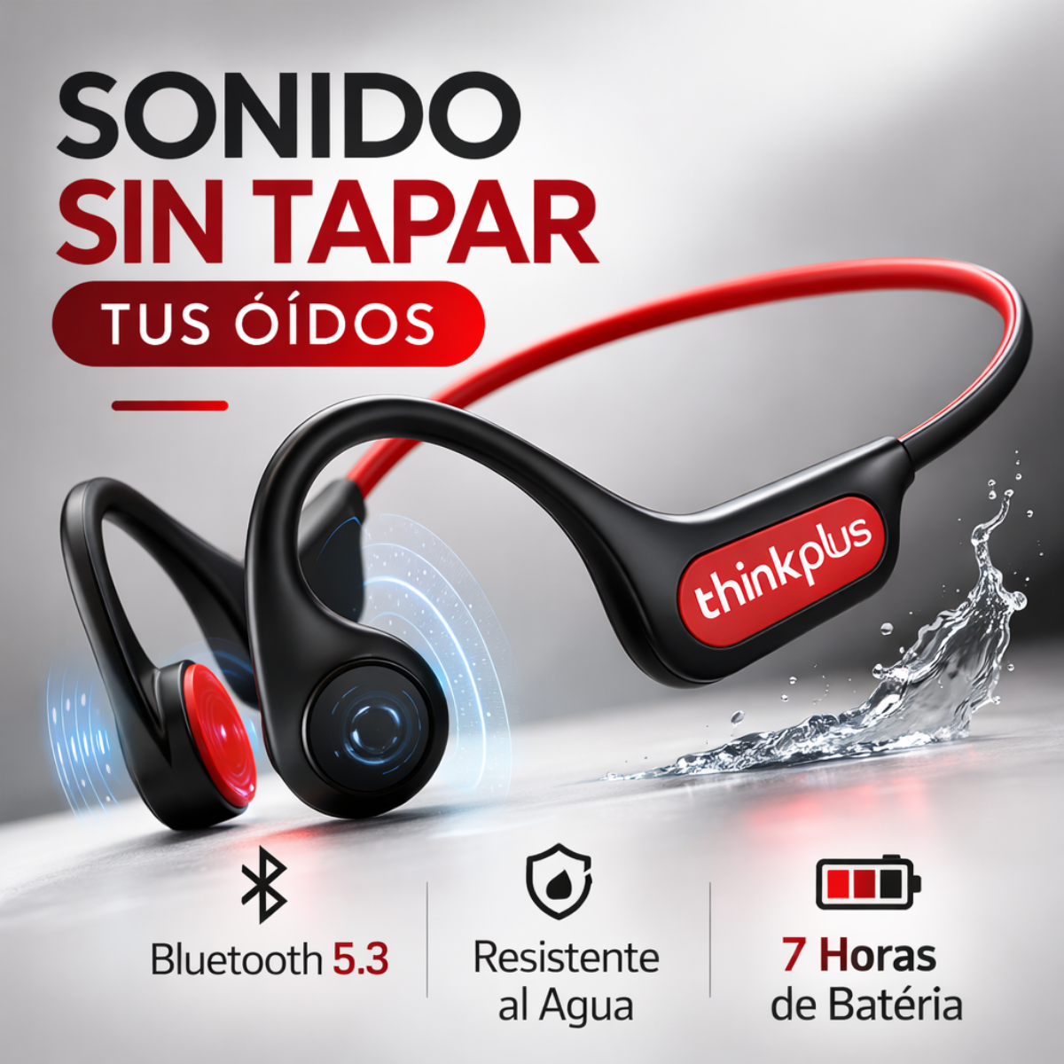 Audífonos  Lenovo X3PRO deportivos  de Conducción Ósea-4