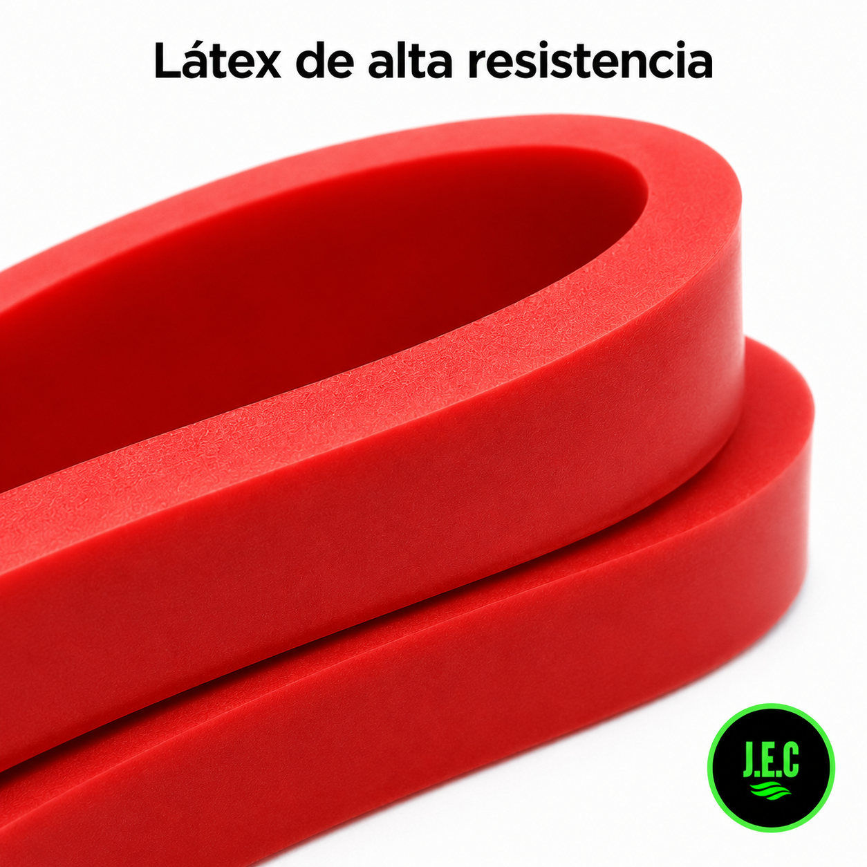 Banda Elástica de Resistencia Loop, Resistente y Duradera Roja 35LB-3
