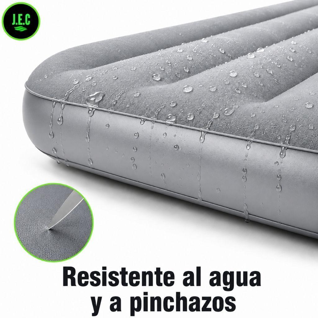 Colchón Inflable para Auto y Camping, Resistente y Cómodo-2