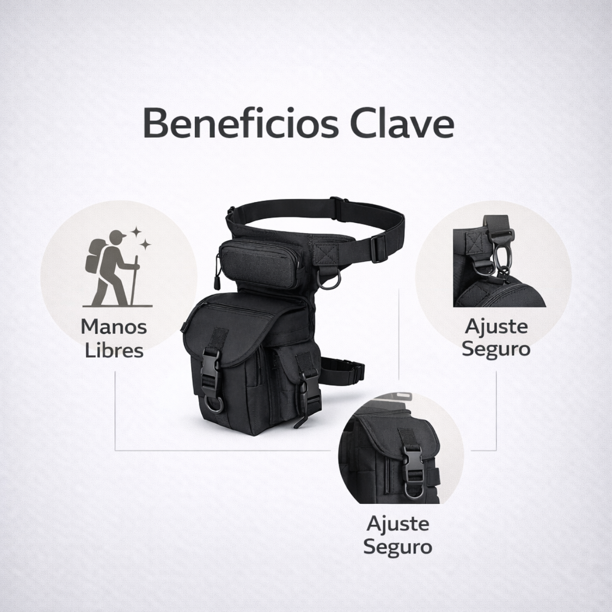 Banano Muslero Moto Táctico Resistente Agua Ajustable-2