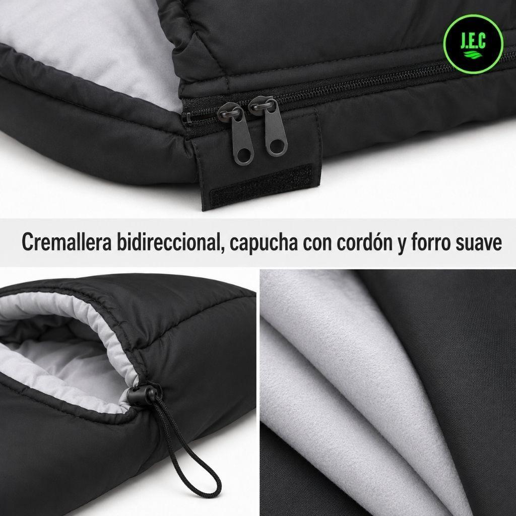 Saco de Dormir Térmico Triple Capa XL para Camping y Trekking-3