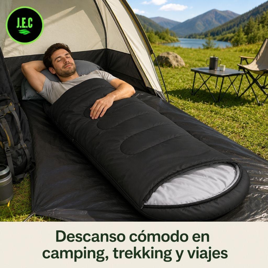 Saco de Dormir Térmico Triple Capa XL para Camping y Trekking-4