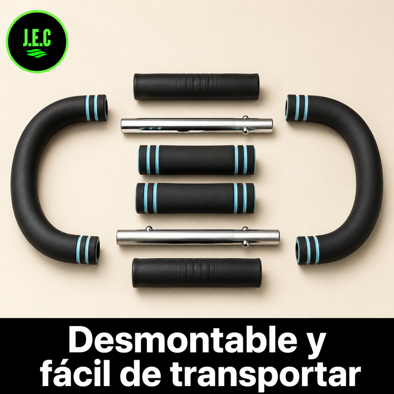 Entrenador De Brazos Ajustable 60-110lb Fitness Portátil-2