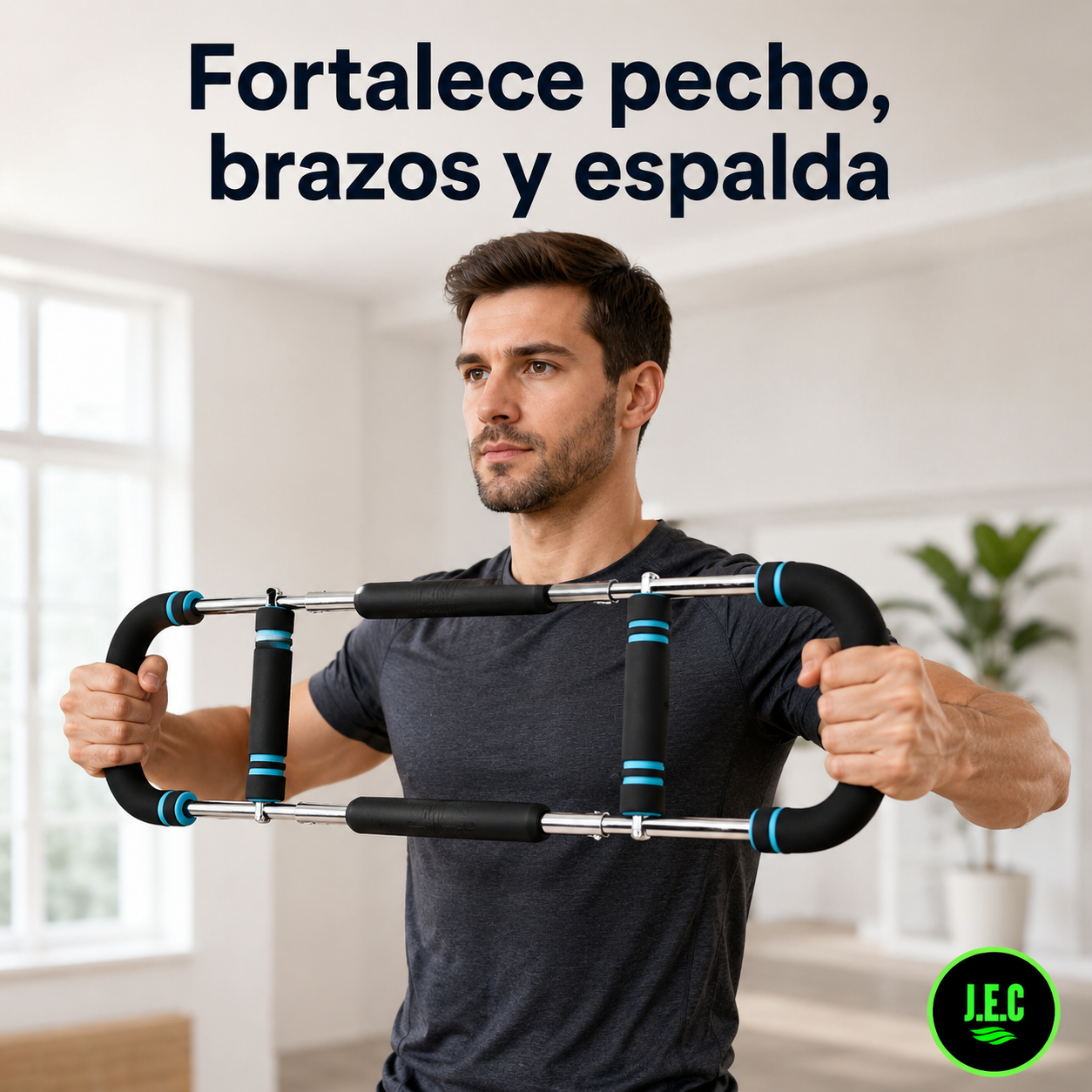 Entrenador De Brazos Ajustable 60-110lb Fitness Portátil-4