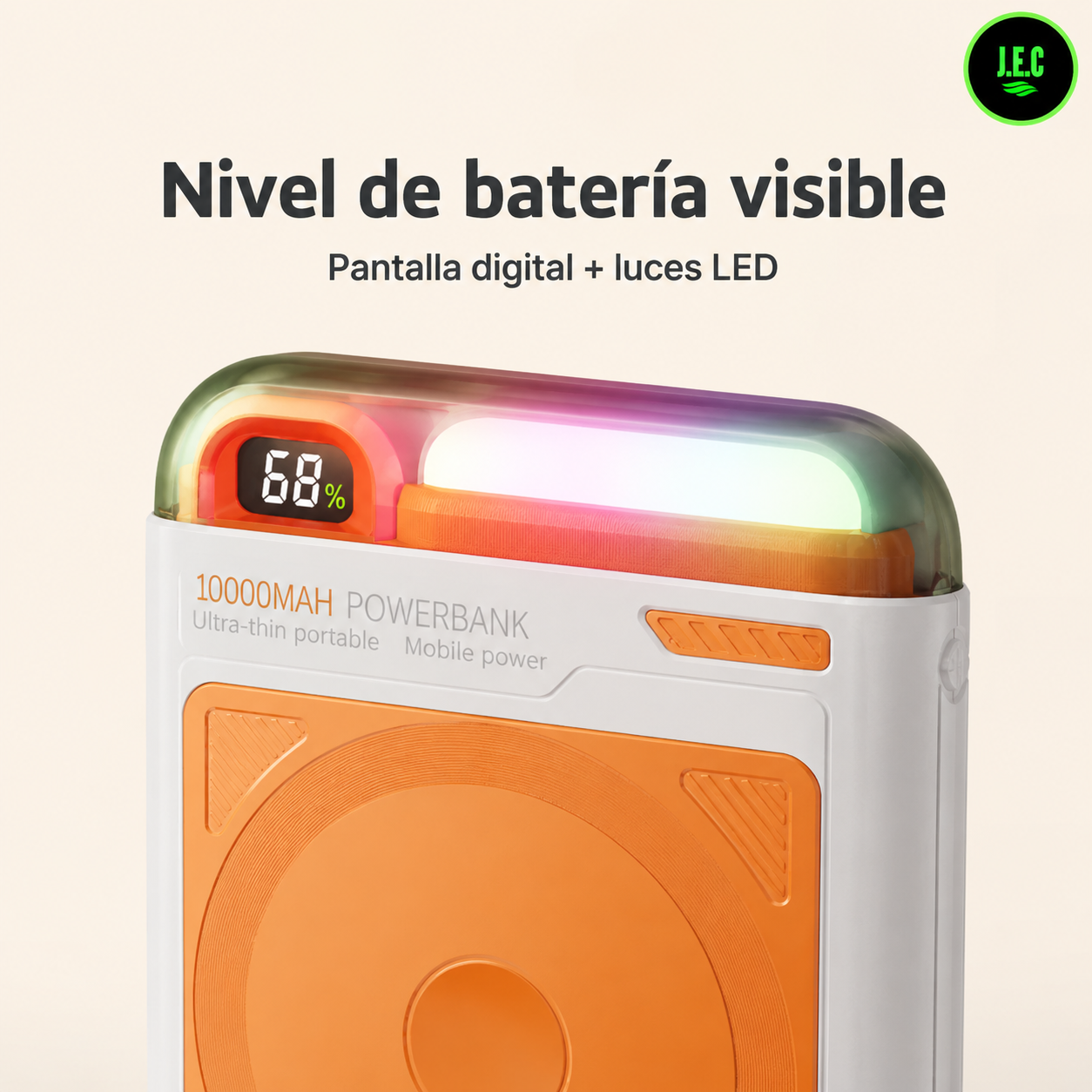 Batería Magnética Carga Rápida para iphone, android puerto tipo c -3