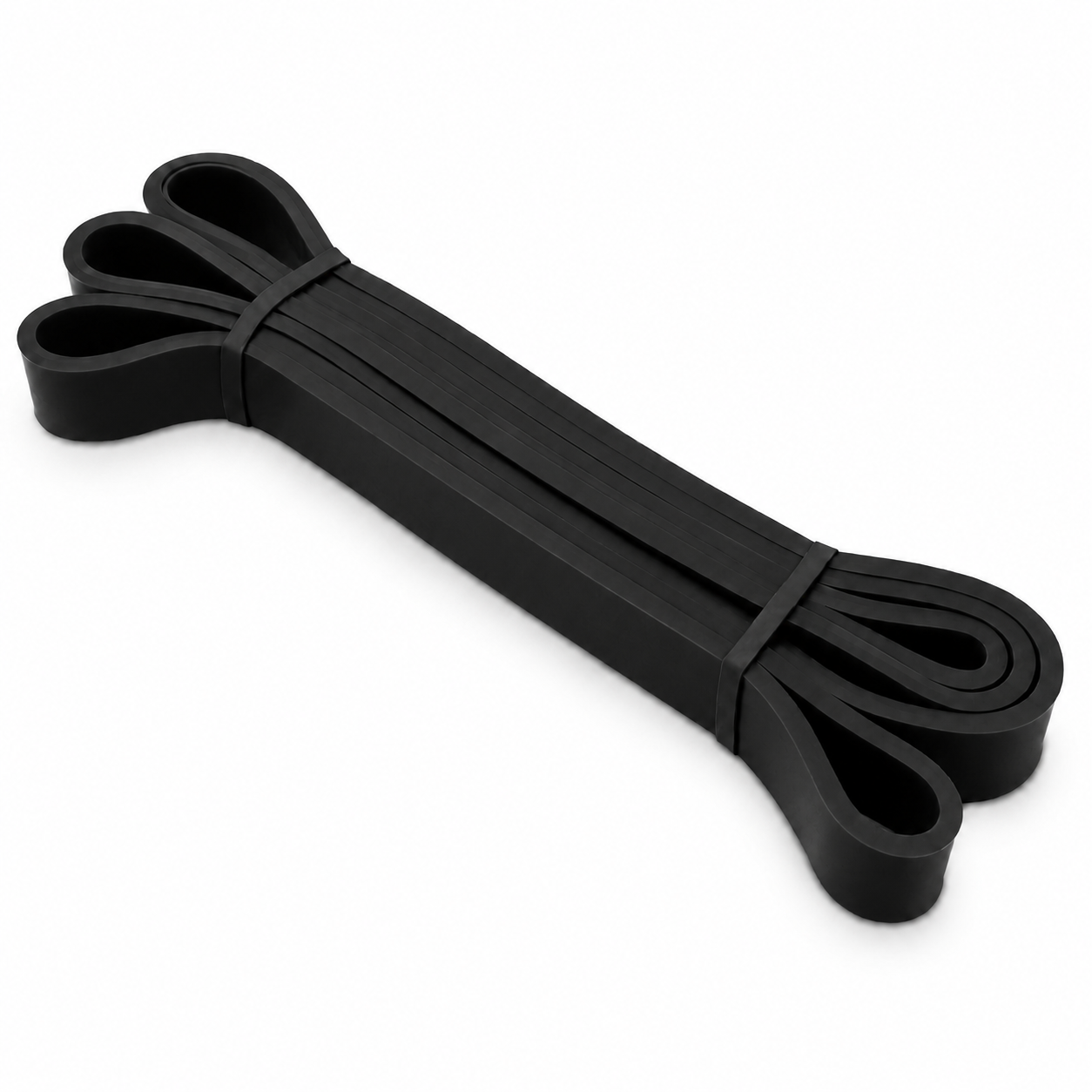 Banda Elástica de Resistencia Loop, Resistente y Duradera negra 65LB-0