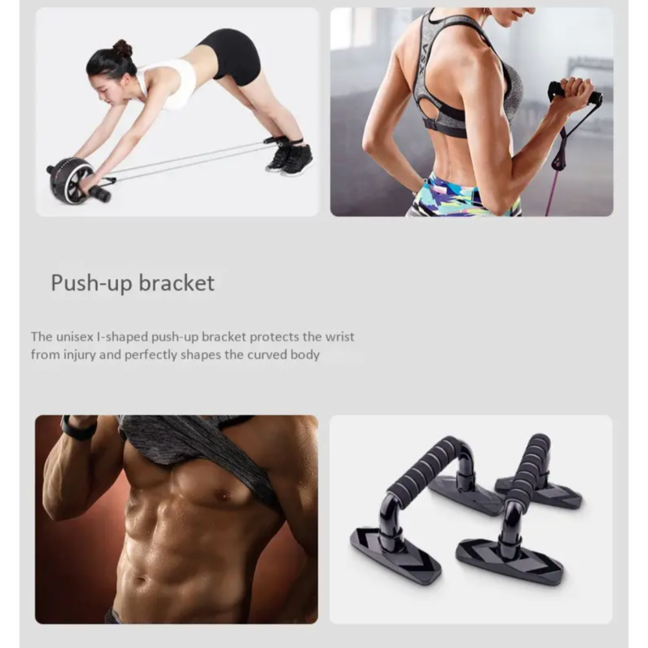 Kit de Ejercicios Completo para Fitness en Casa Multifuncional-4