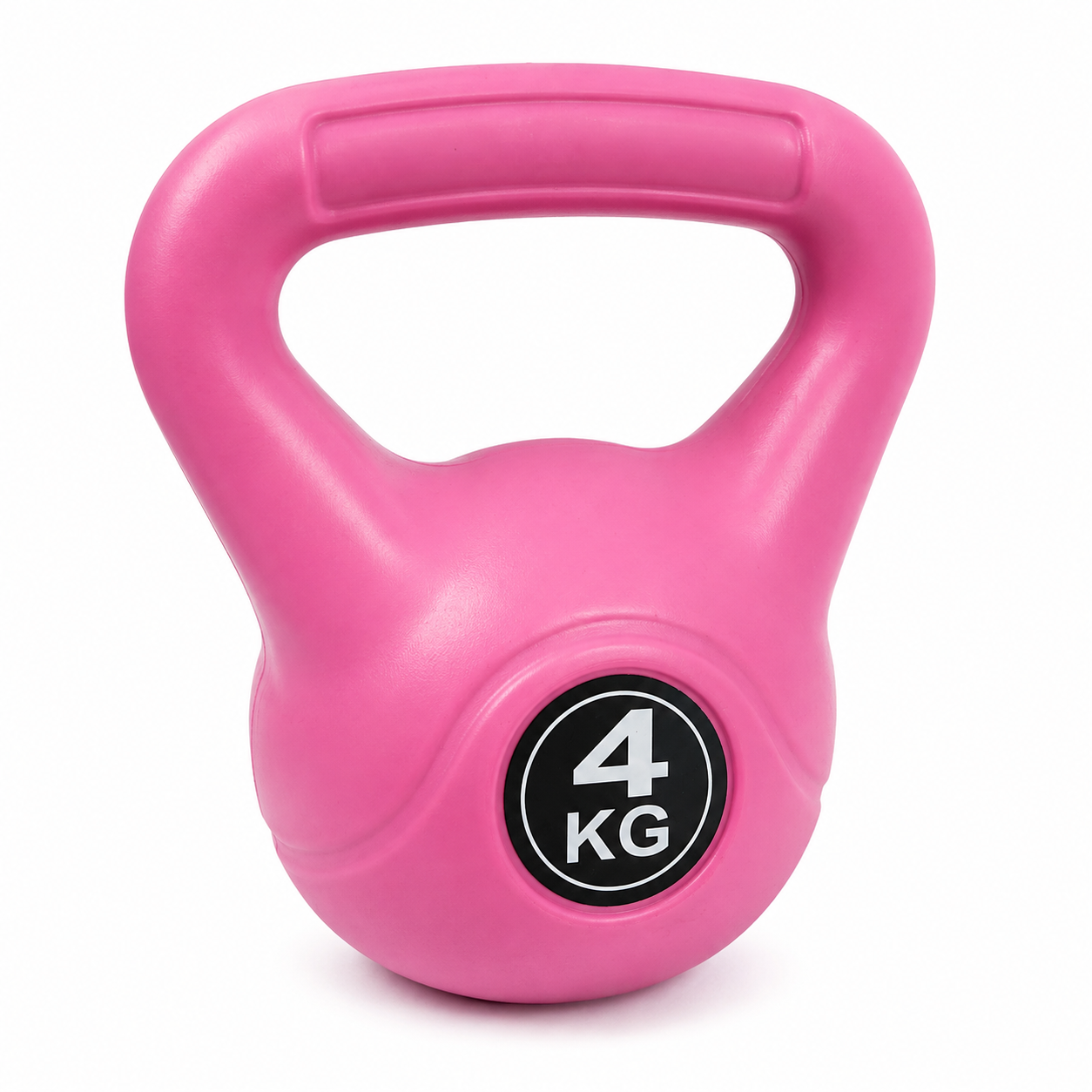 Pesa Rusa Kettlebell 4 Kg Rosada Entrenamiento Fitness-0