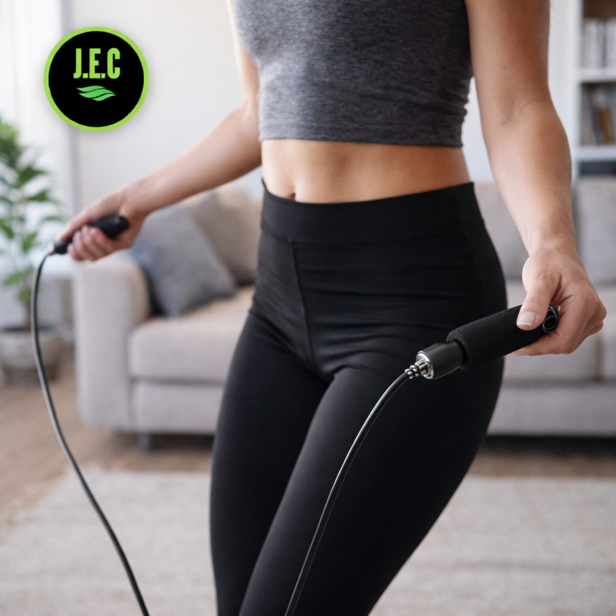 Cuerda Para Saltar Fitness Ajustable Con Rodamientos-3