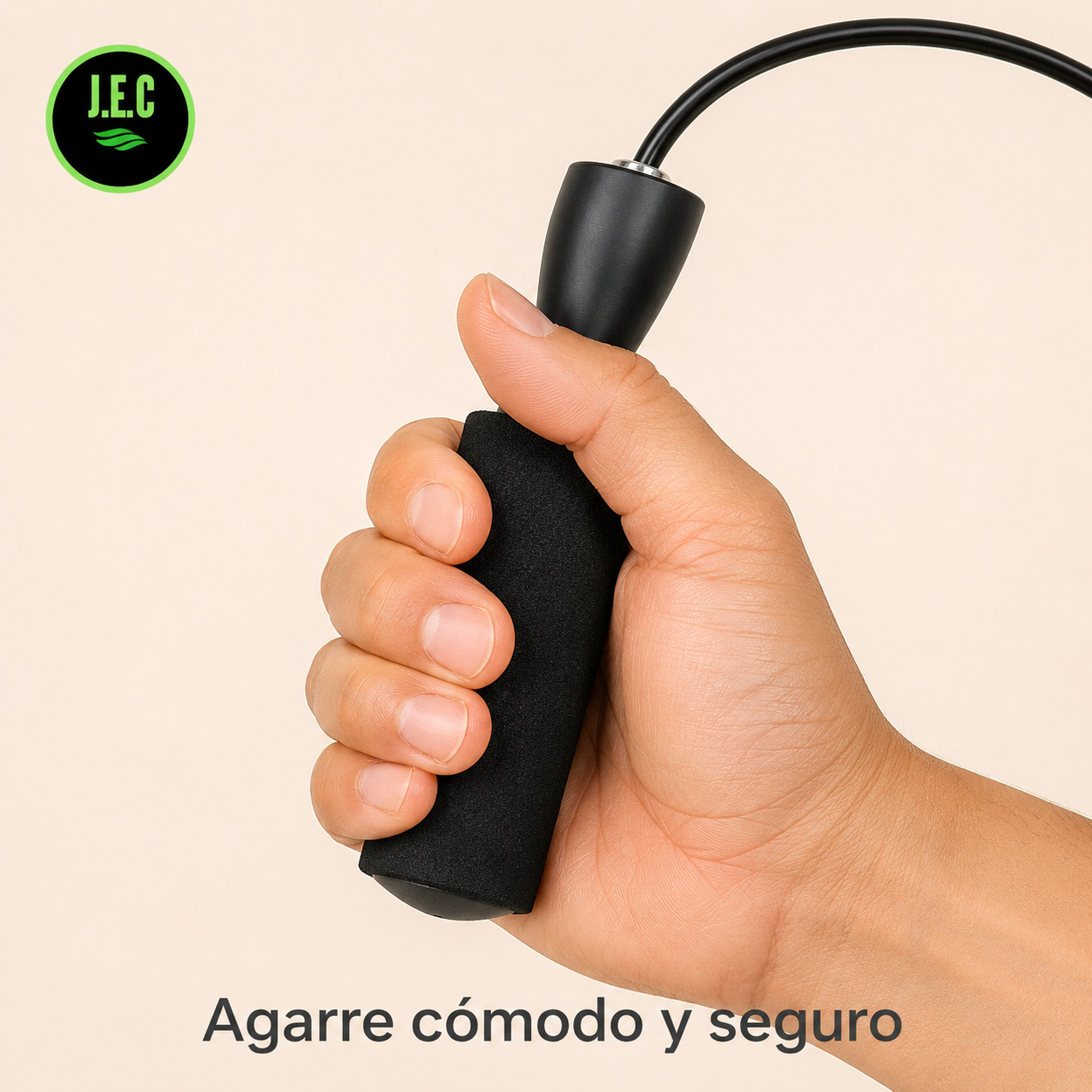 Cuerda para Saltar Fitness con Rodamientos, Resistente y Duradera-2