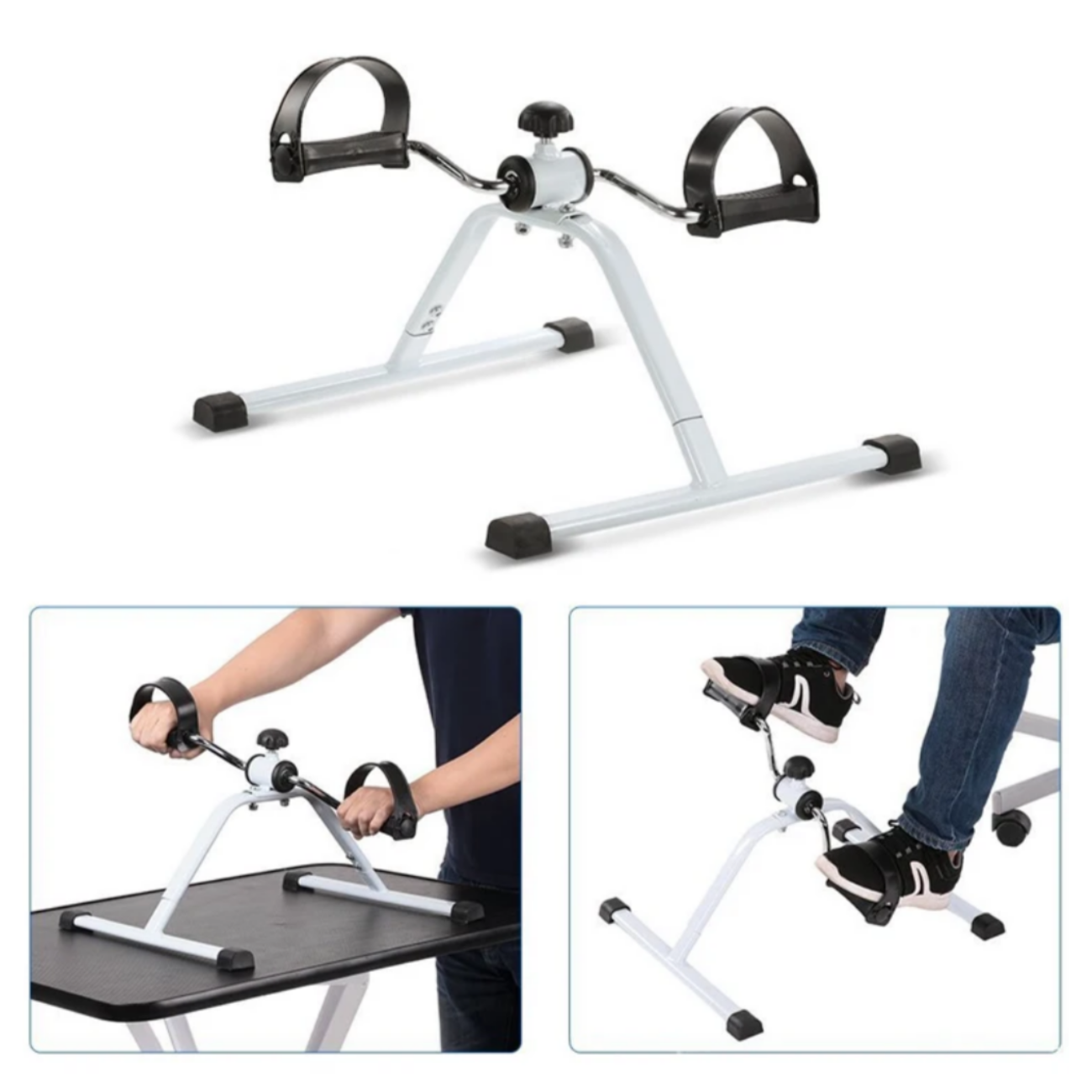 Pedalera Plegable, Bicicleta de Ejercicio o rehabilitación piernas y brazos.-3