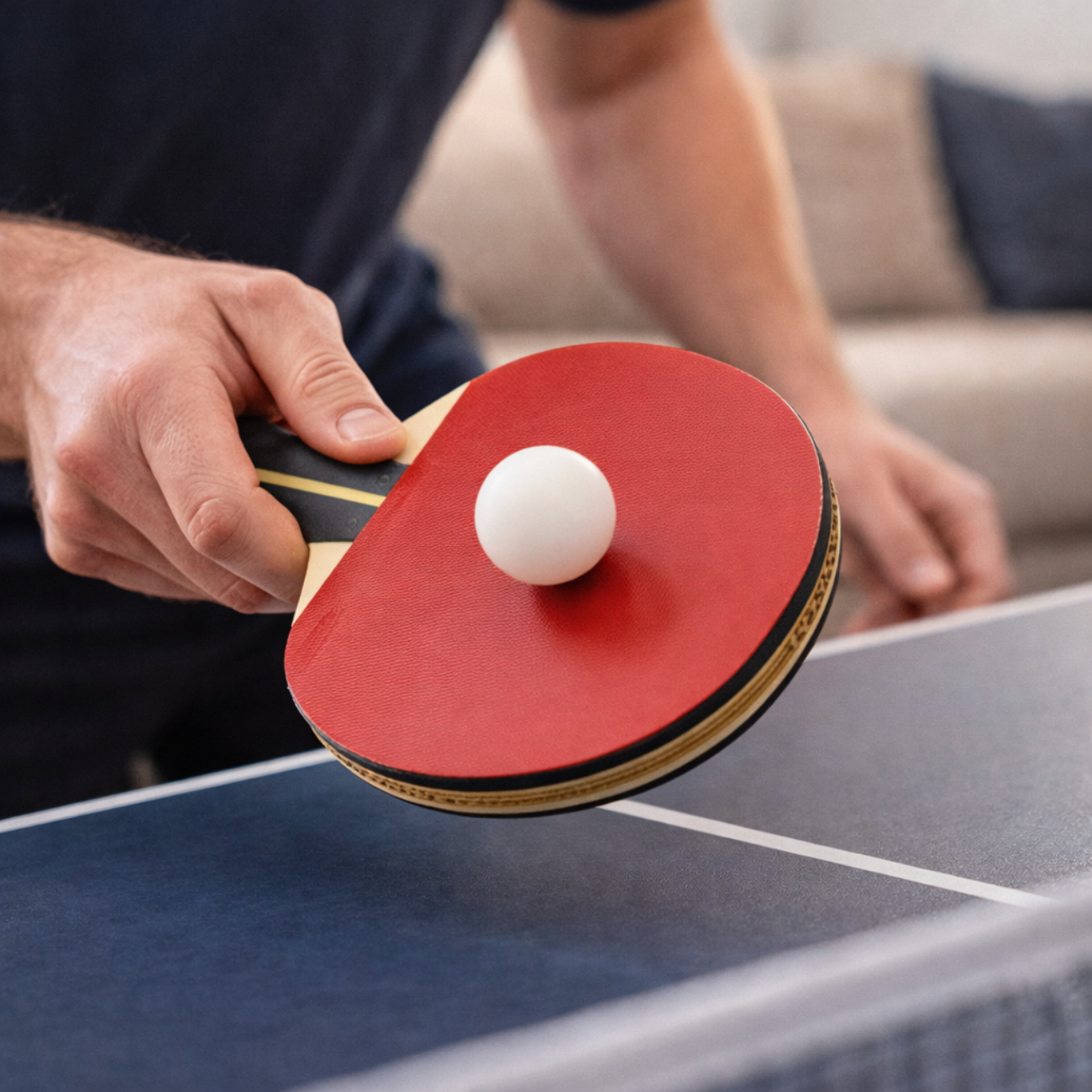 Paleta Profesional de Ping  Pong 7 star estuche impermeable -3