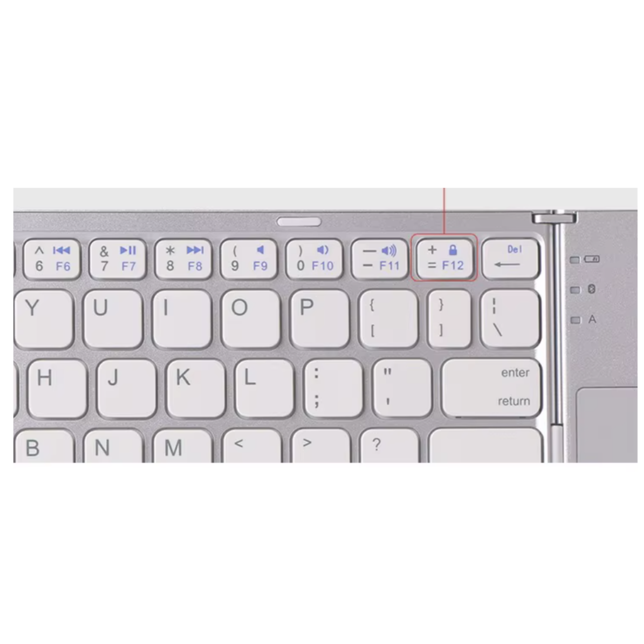 Mini teclado Plegable Bluetooth  sin  panel táctil -2