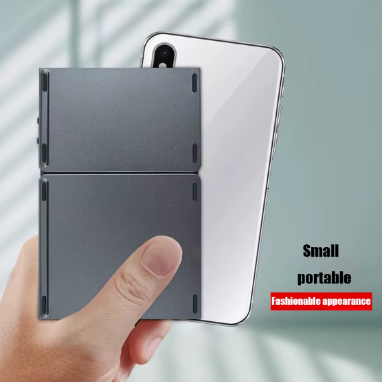 Mini teclado Plegable Bluetooth  sin  panel táctil -3
