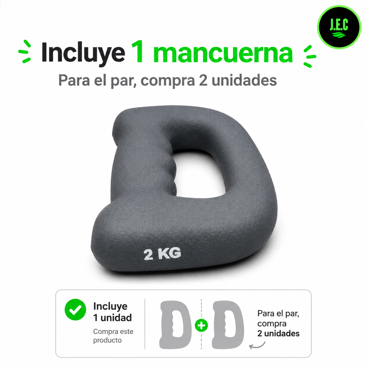 Mancuerna de Entrenamiento de Boxeo de 2 kg para Golpeo de Sombra,-5