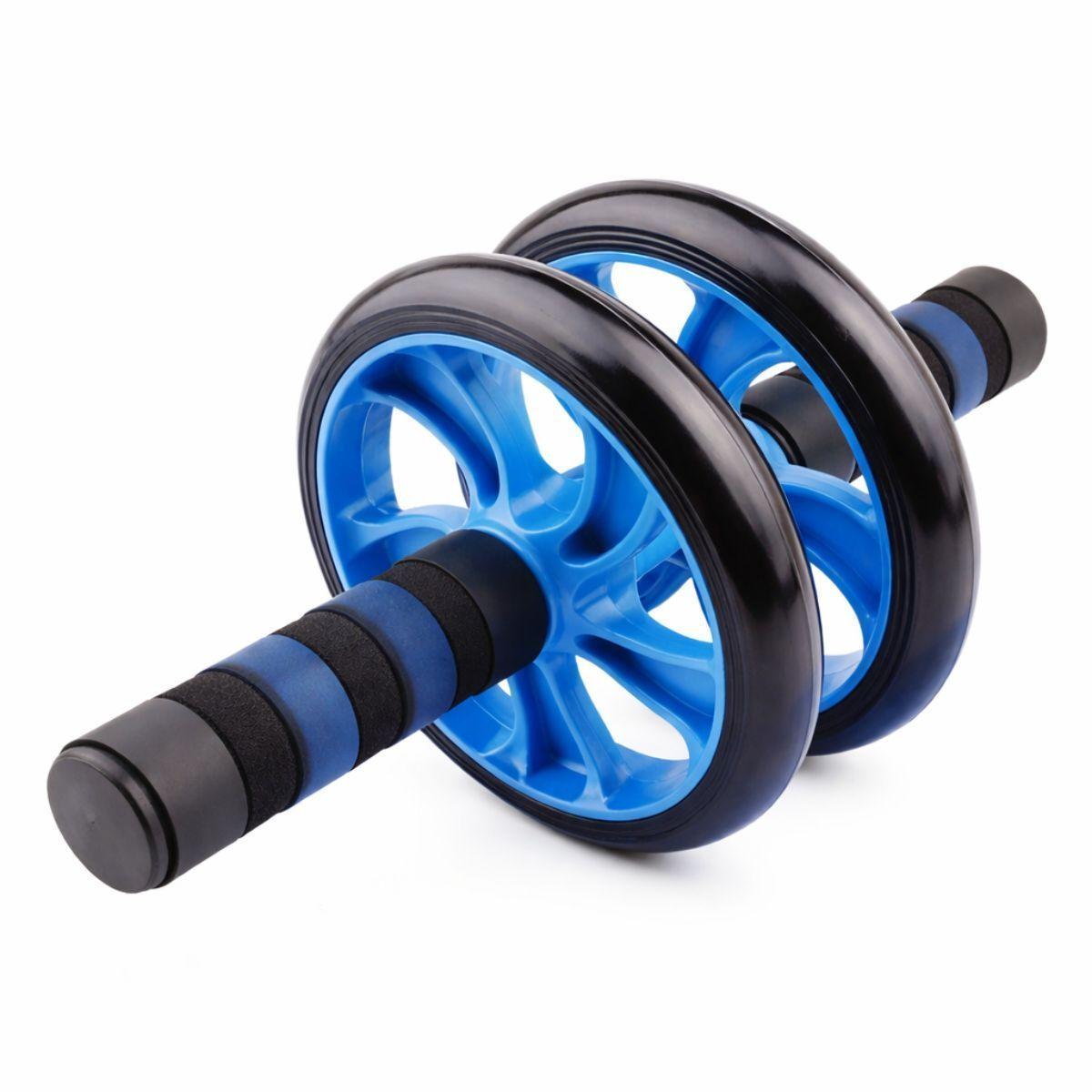 Rodillo Abdominal Doble Rueda + alfombra -0