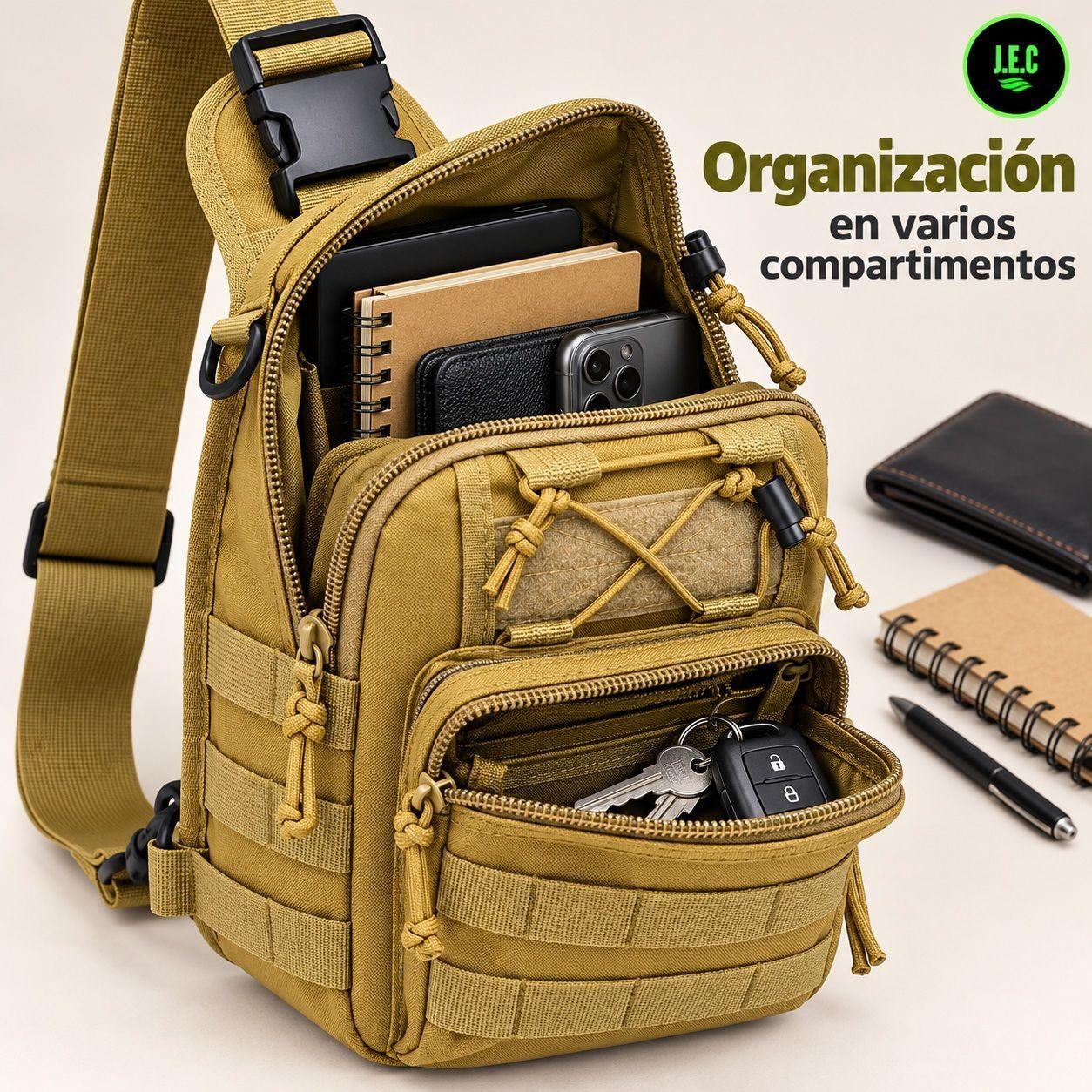 Bolso T ctico Tipo Bandolera Oxford 600D con Sistema MOLLE-2