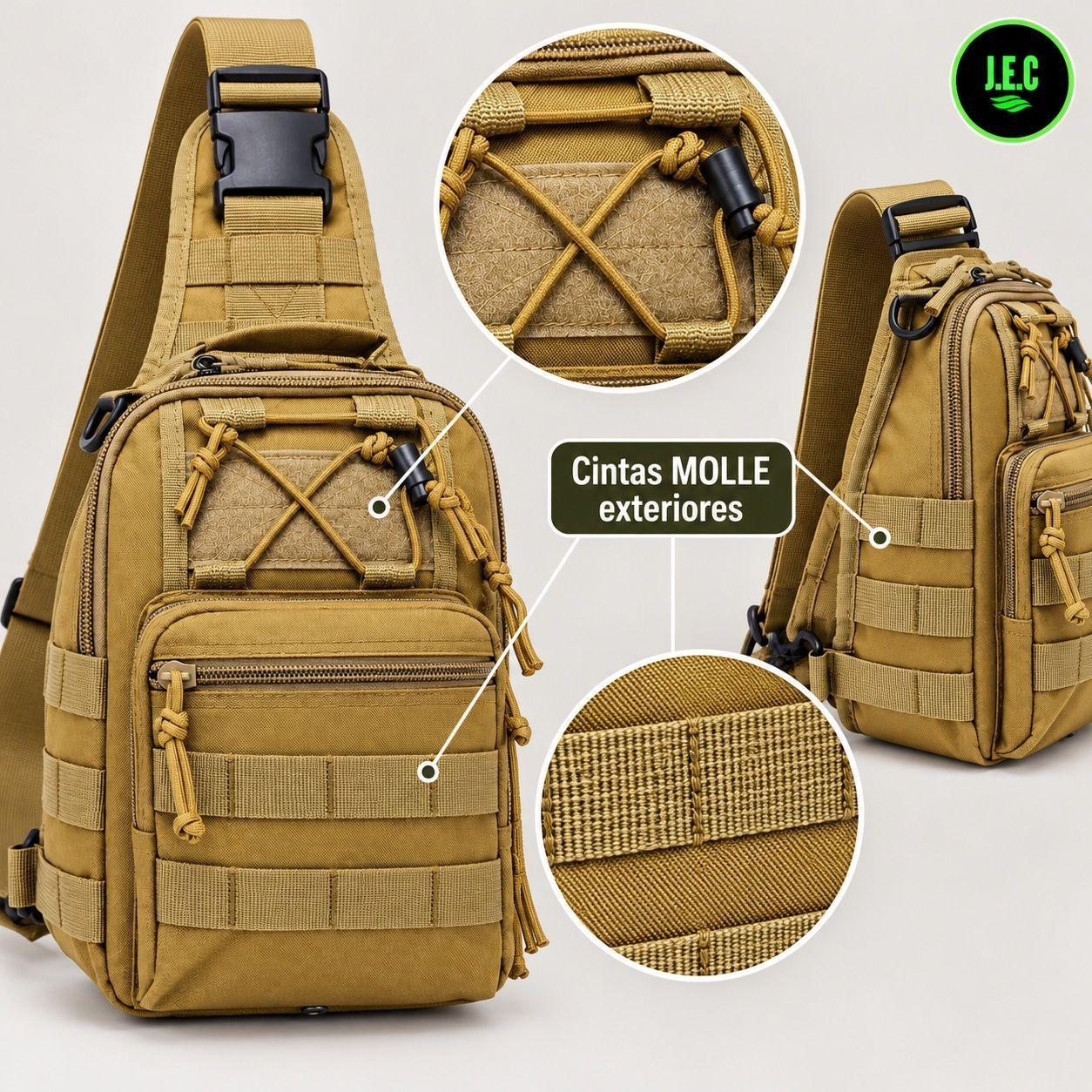 Bolso T ctico Tipo Bandolera Oxford 600D con Sistema MOLLE-3