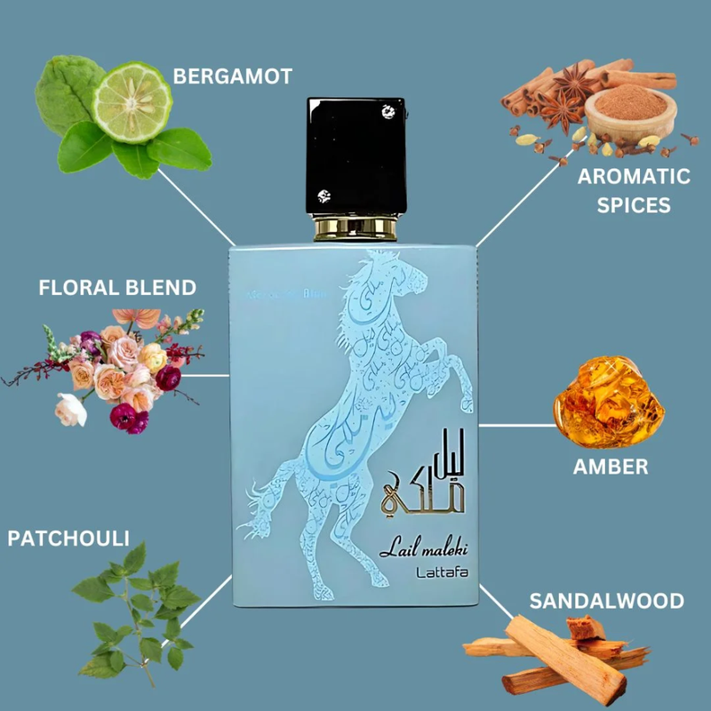 Lattafa Lail Maleki Morrocan Blue Edp 100ml Unisex-2