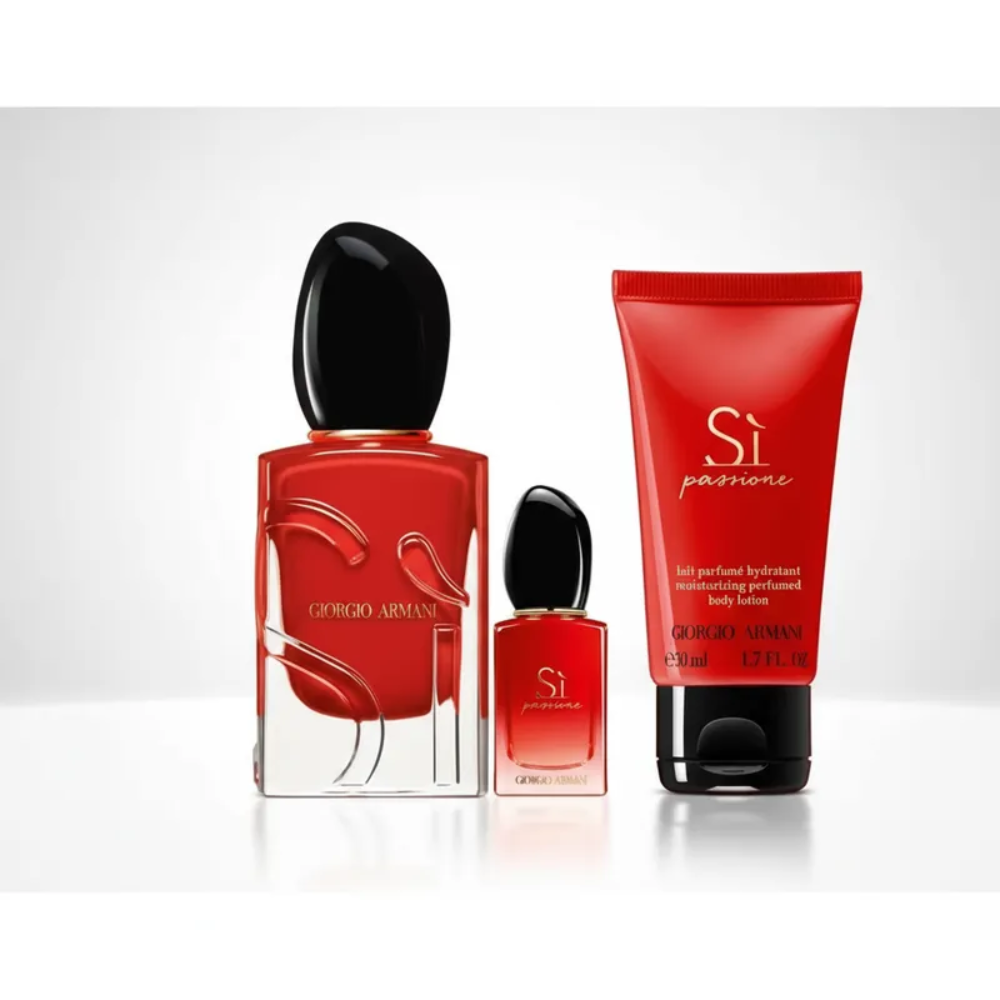 Set Si Passione Edp 50ml + 7ml + Body Lotion 50ml Mujer-1