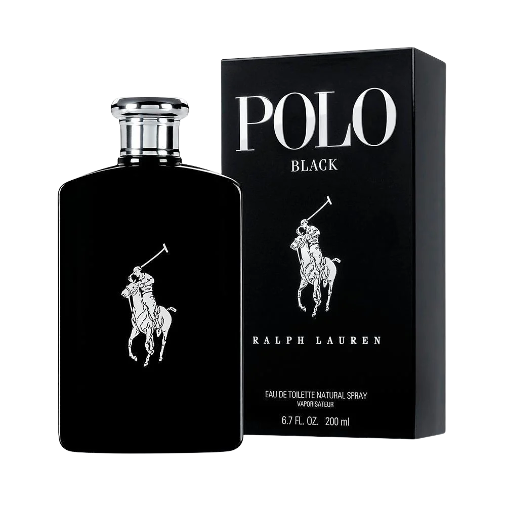 Ralph Lauren Polo Black Edt 200 Ml Perfume Hombre-0