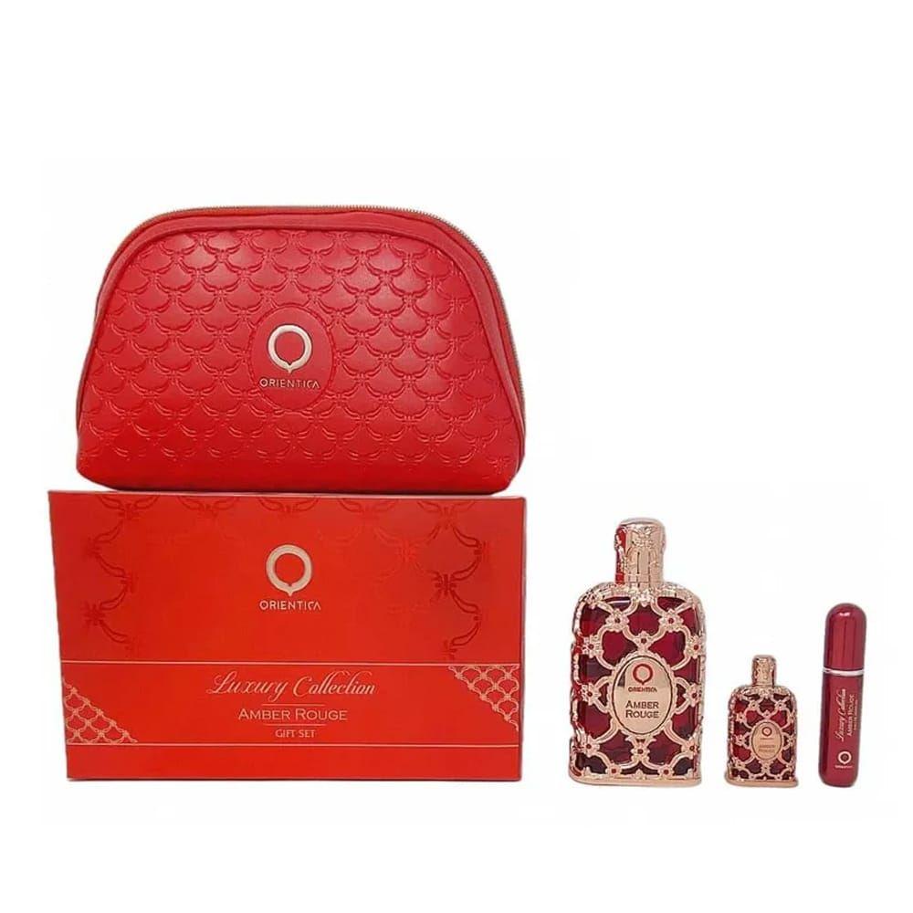 Orientica Amber Rouge Edp 80ml+7,5ml + Atomiz. Rec + Git Bag-1