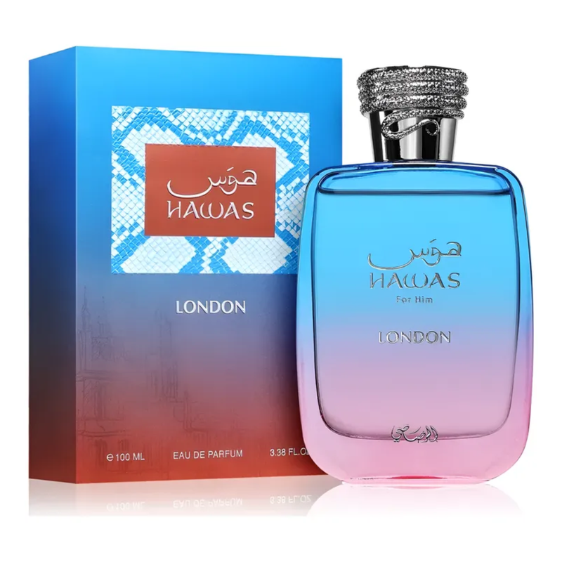 Rasasi Hawas London EDP 100 Ml Unisex | Oriental Amaderada-0