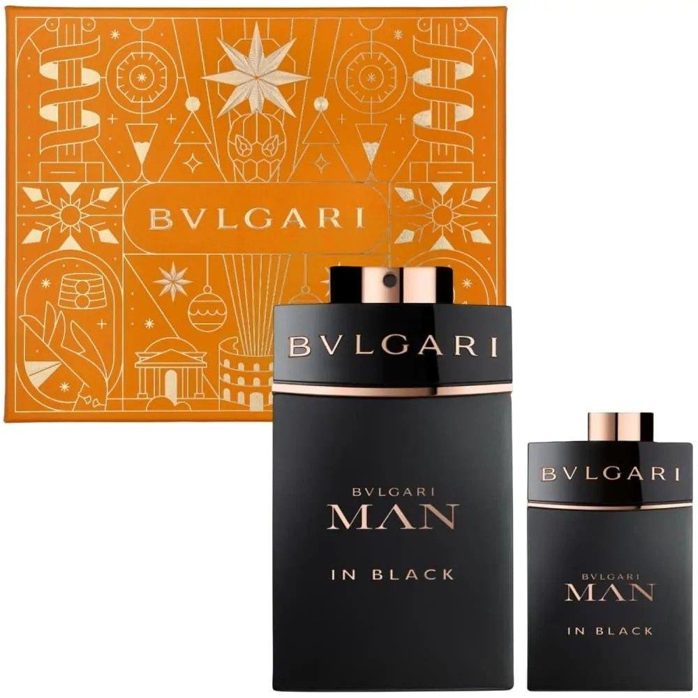 Bvlgari Man In Black Set Edt 100ml + 15ml Hombre-0