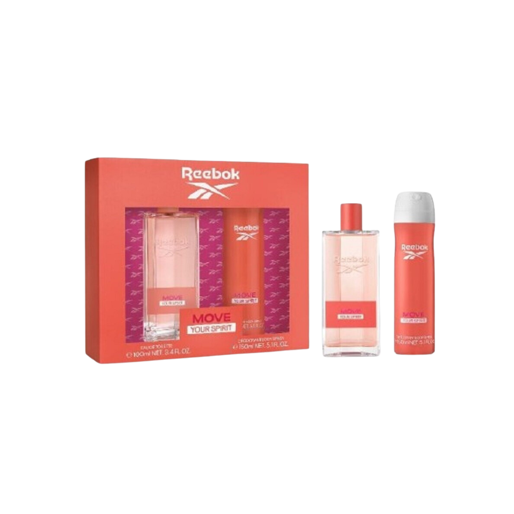 Reebok Move Your Spirit estuche Edt 100ml + Deo 150ml Mujer-0