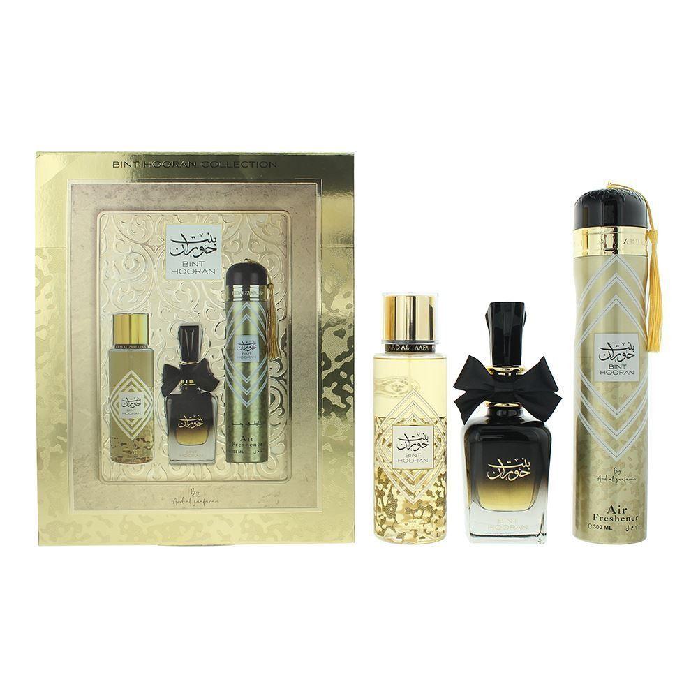 Bint Hooran Edp 100 Ml + Bs 250 Ml + Deso A 300 Ml Set 3 Pcs-0