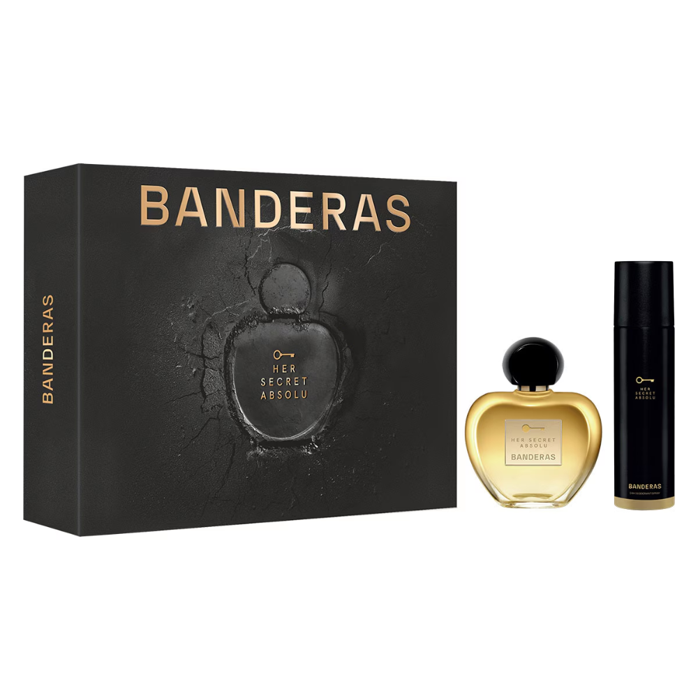 Banderas Her Secret Absolu Edp 80 Ml + Deo 150 Ml Mujer-0