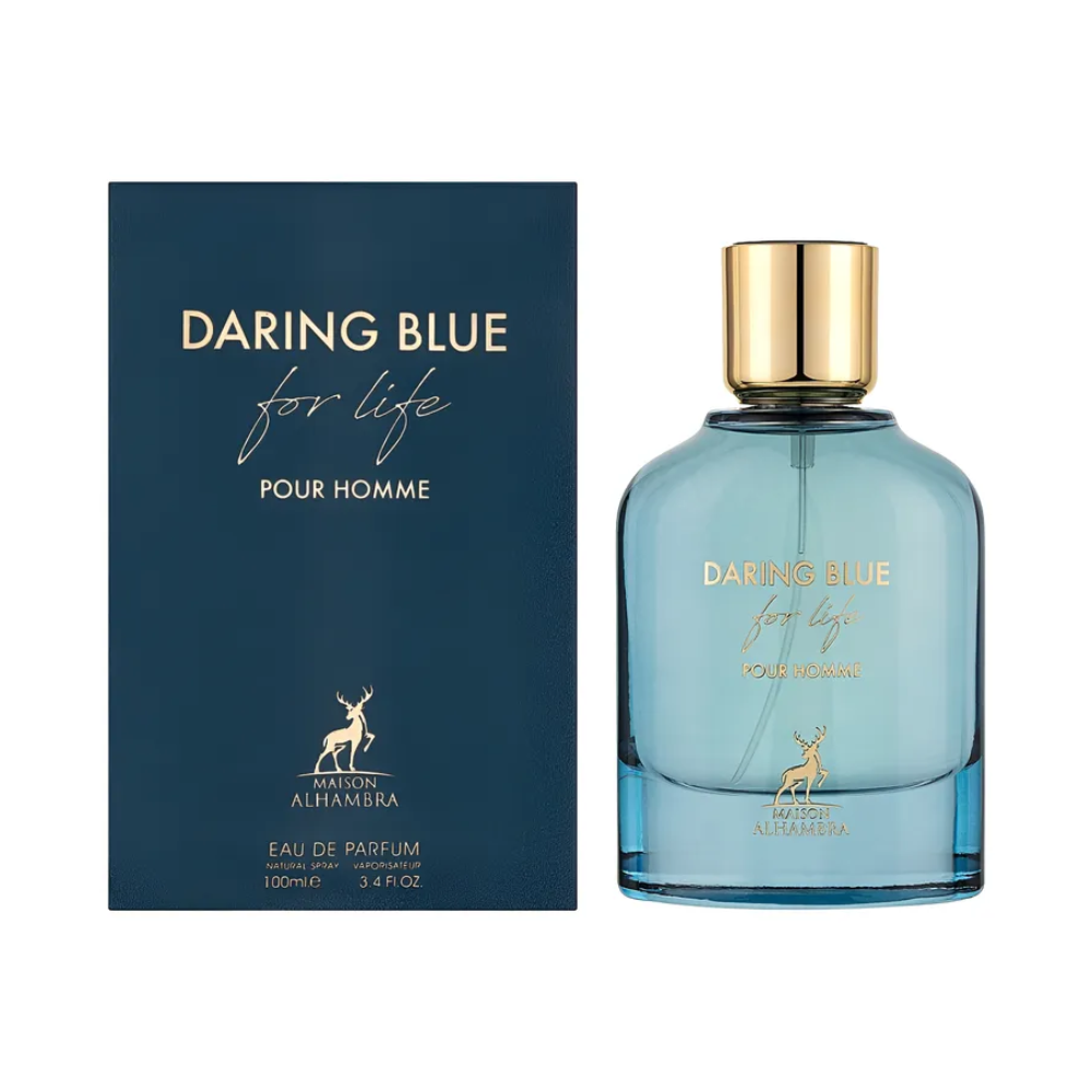 Alhambra Daring Blue For Life Homme Edp 100 Ml Hombre-0