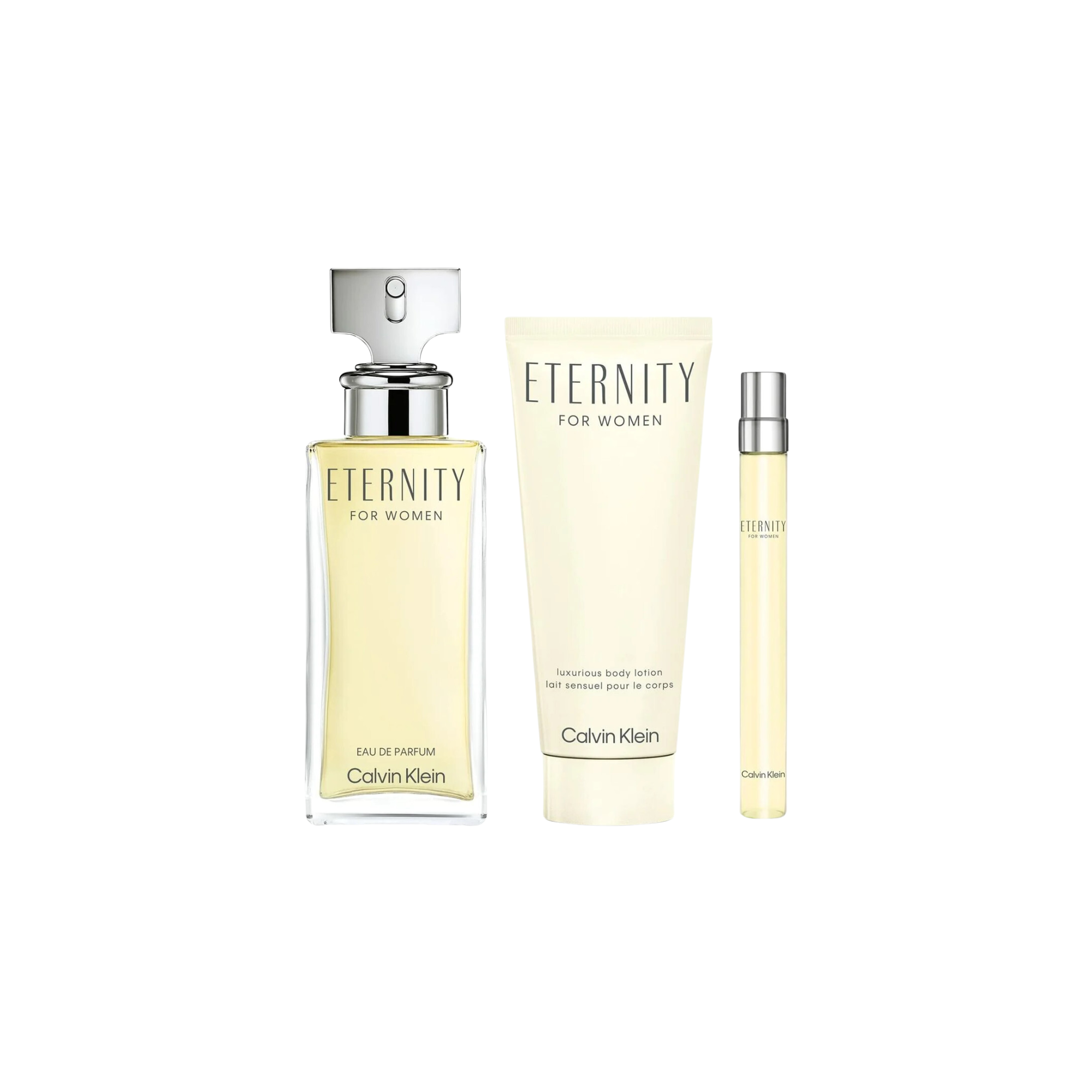Perfume Calvin Klein Eternity Estuche 100ml Edp + 10ml + 200ml Bl-1