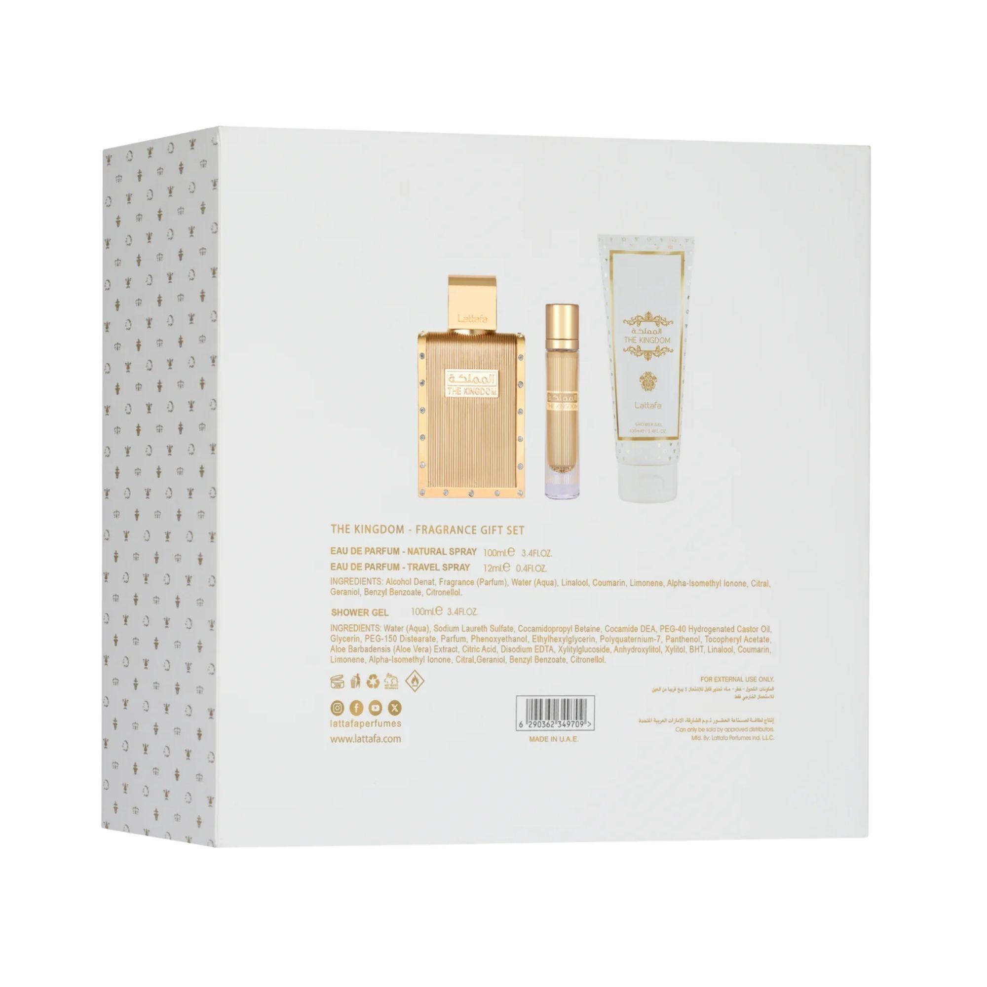 The Kingdom Edp 100 Ml + 12 Ml + Shower Gel 100 Ml Set 3 Pcs-1