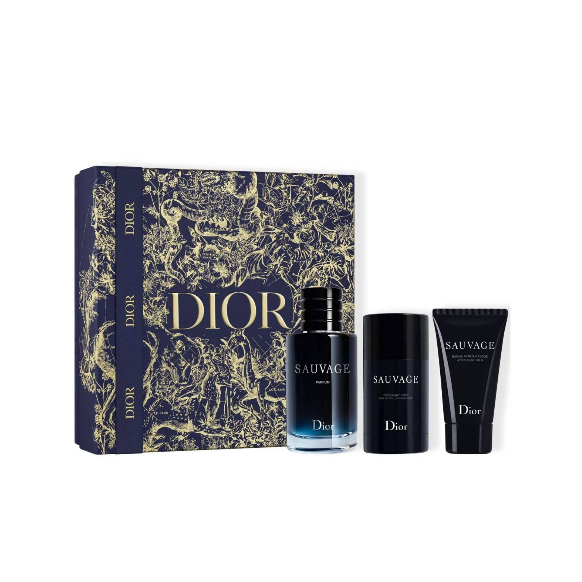 Perfume Dior Sauvage Estuche Parfum 100ml + 75g Deo + 50ml As Hombre-0