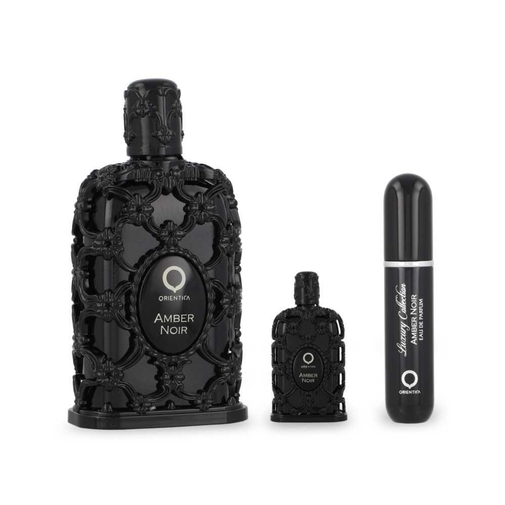 Orientica Amber Noir Edp 80ml + 7,5ml+ Atomiz. Rec + Git Bag-2