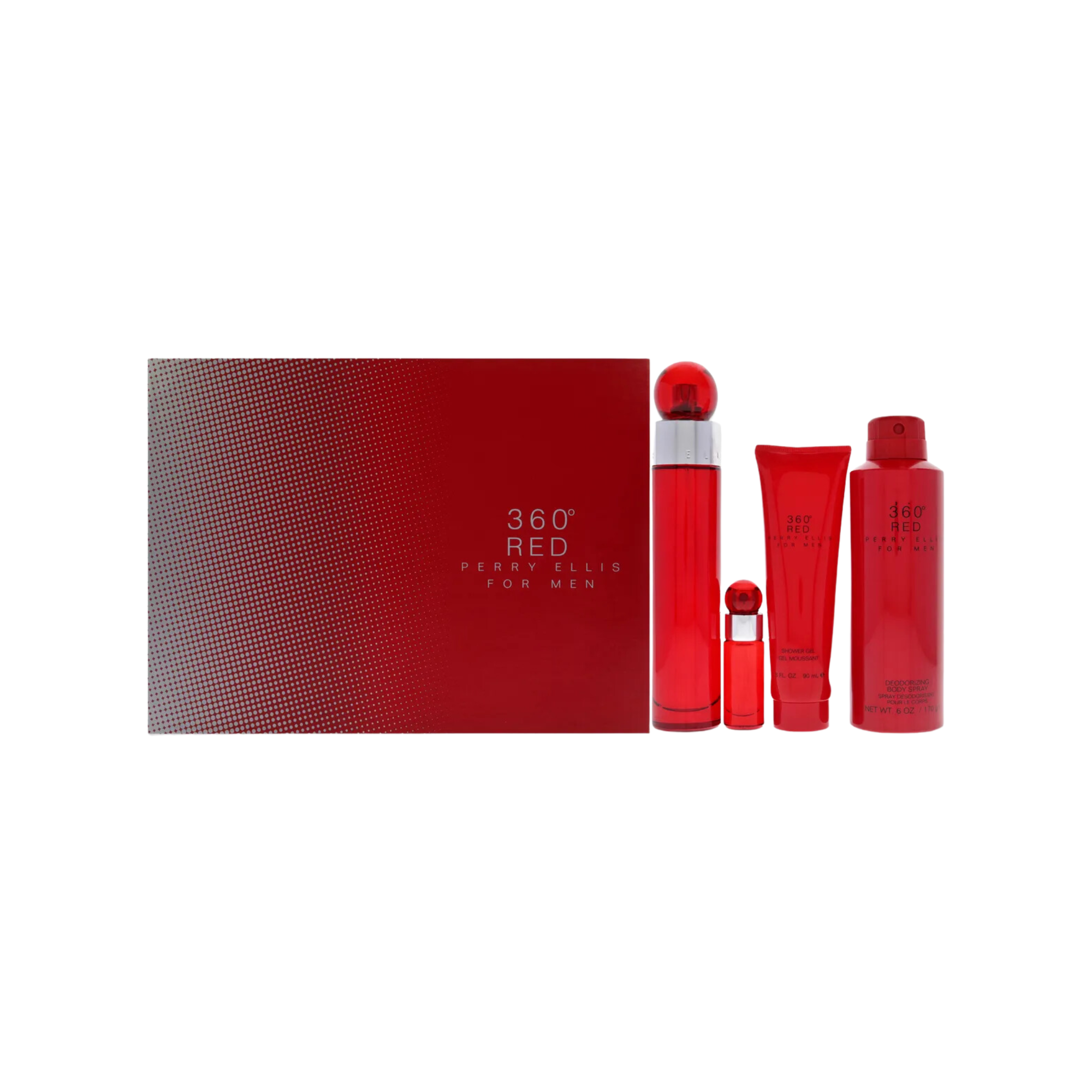 Estuche Perry Ellis 360 Red 100ml + 7,5ml+Deo+Sg -1