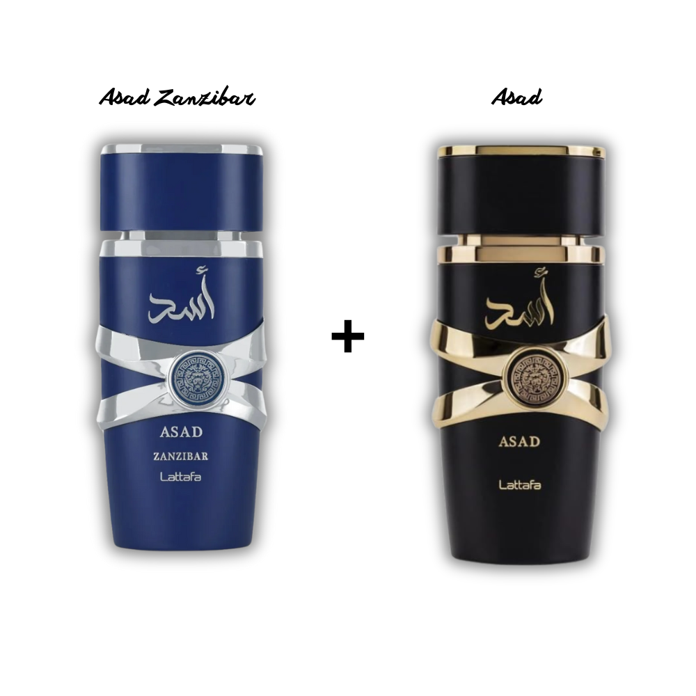 Set Lattafa Asad Edp 100 Ml + Asad Zanzibar Edp 100ml Hombre-3