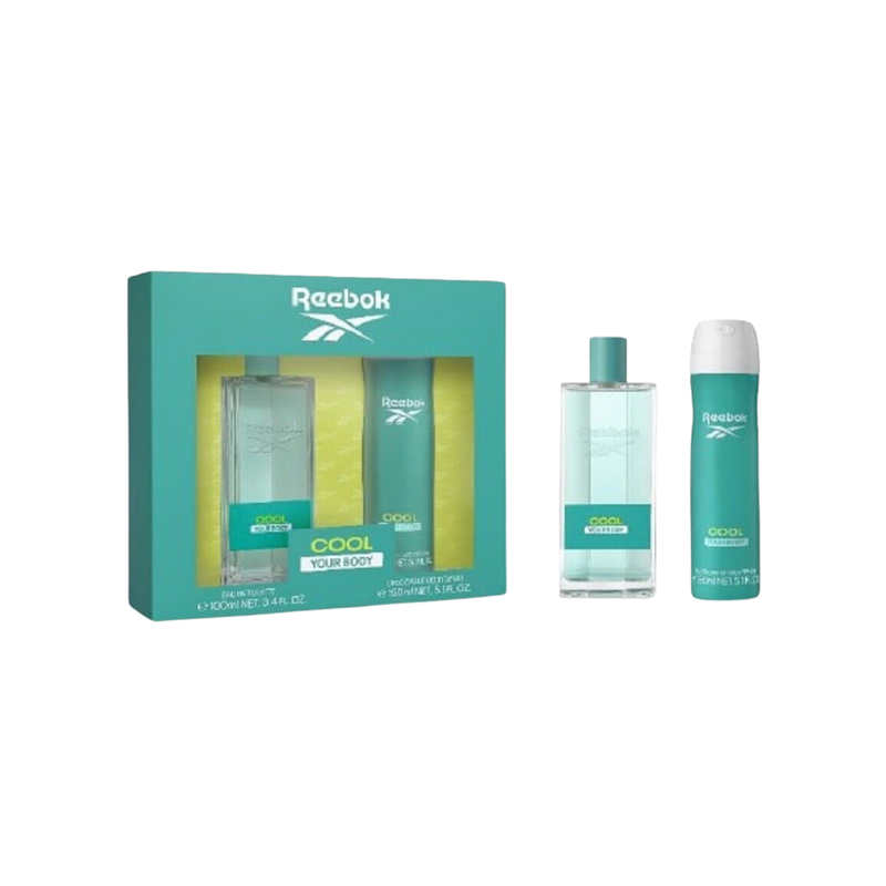 Reebok Cool Your Body estuche Edt 100ml + Deo 150ml Mujer-1