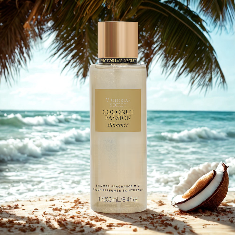 Victoria Secrets Coconut Passion Shimmer Body Mist 250ml Nuevo Formato-2