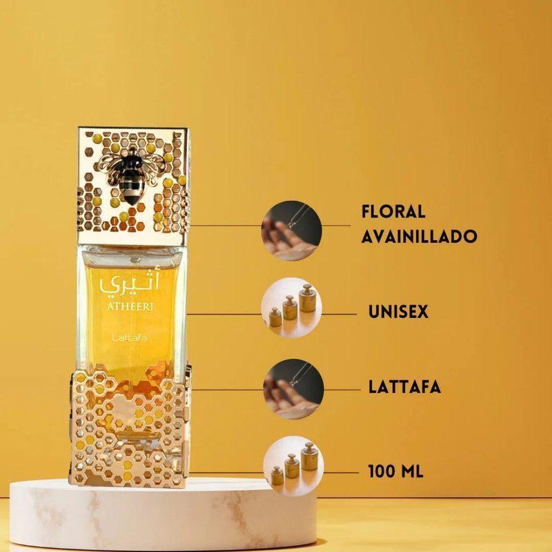 Perfume Unisex Lattafa Atheeri EDP 100 ML - Exquisito y Oriental con Notas Dulces-2