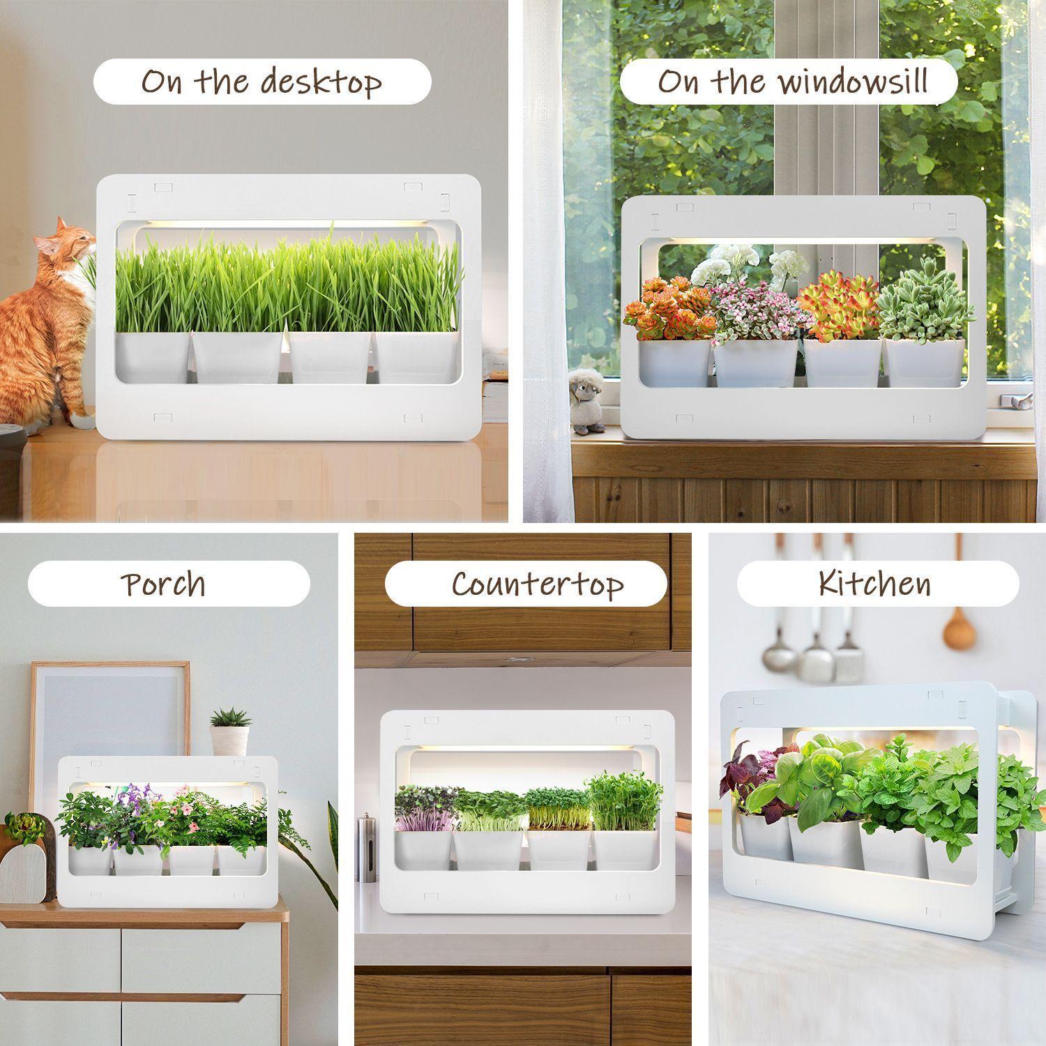Huerto interior con luz LED Minigarden-6