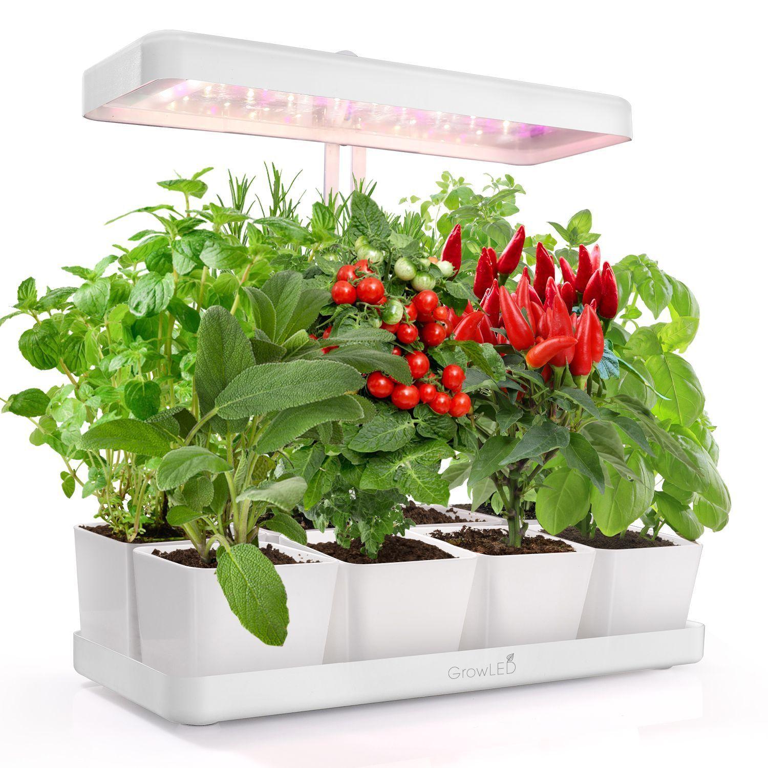 Huerto con luz LED de cultivo indoor Natura-4