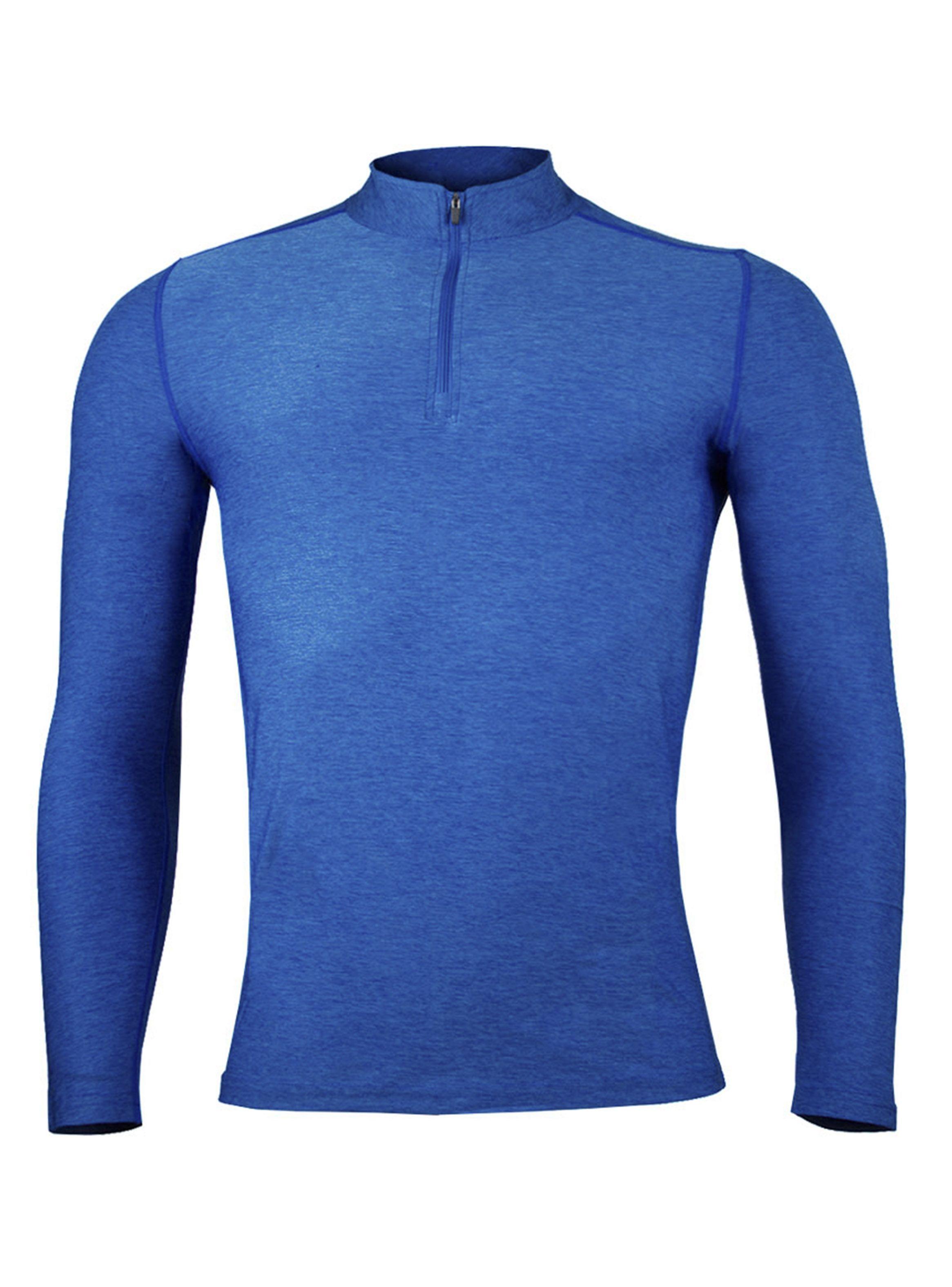 Polera Dry Fit Manga Larga Con Cierre Pale Hombre-0